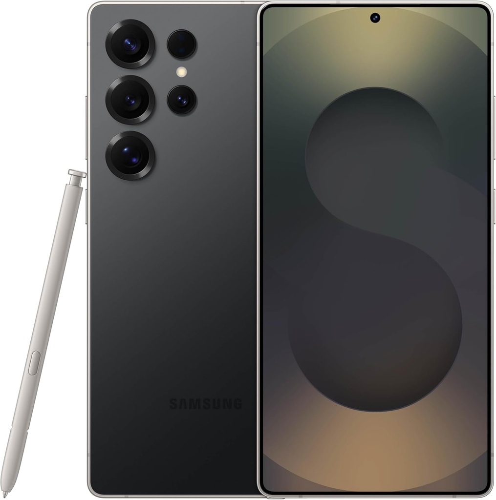 Samsung Galaxy S25 Ultra, 512GB Smartphone, Unlocked Android, AI Night Mode Camera, Snapdragon 8 Elite Fast Processor, 5000mAh Battery, Built-in S Pen, 2025, US 1 Yr Warranty, Titanium Black