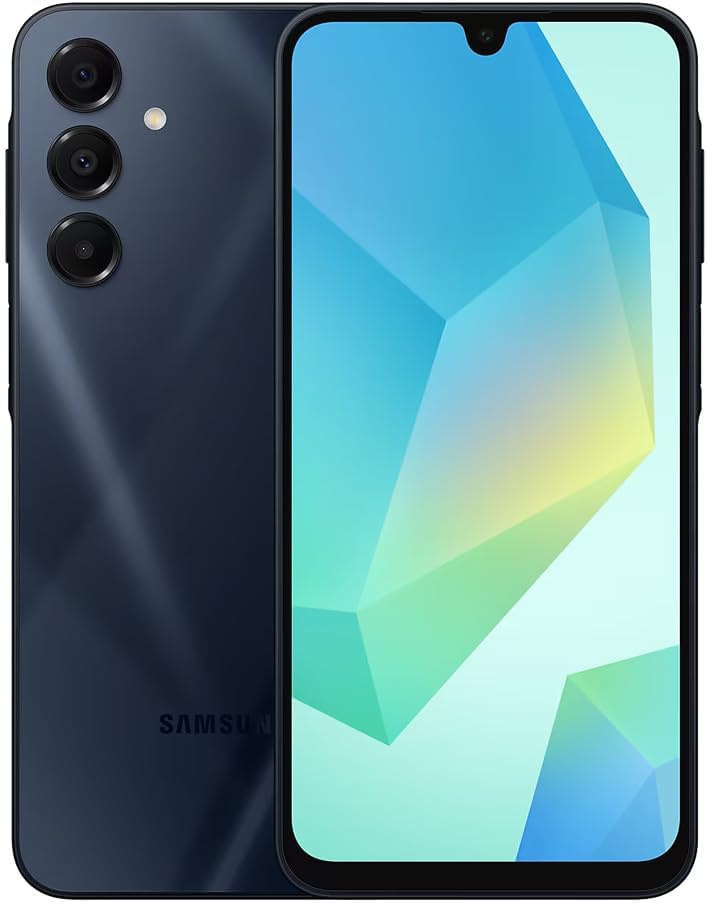 SAMSUNG Galaxy A16 5G (SM-A166M/DS), 256GB 8GB RAM, Dual SIM, Factory Unlocked GSM, International Version (25W Power Adapter Bundle) - (Blue Black)