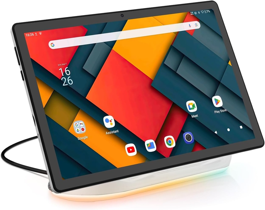 2025 10 inch Tablet Phone 4G LTE Cellular Tablets Android 14 Tablet with Sim Card Slot Unlocked 10GB+32GB with Protective Case with GPS 2.0GHz Processor 8MP Camera and 1TB TF Expandable